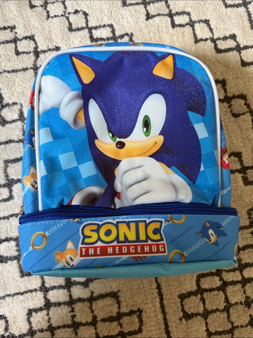 Brand new no tag Blue Kids Backpack Lunch Bag